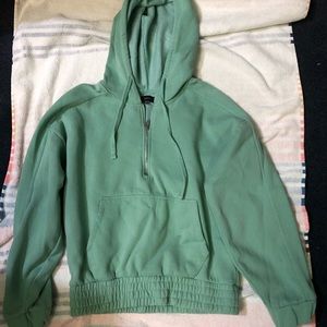 Pacsun la hearts cropped sweatshirt